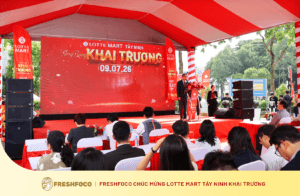 FRESHFOCO chúc mừng LOTTE Mart Tây Ninh khai trương