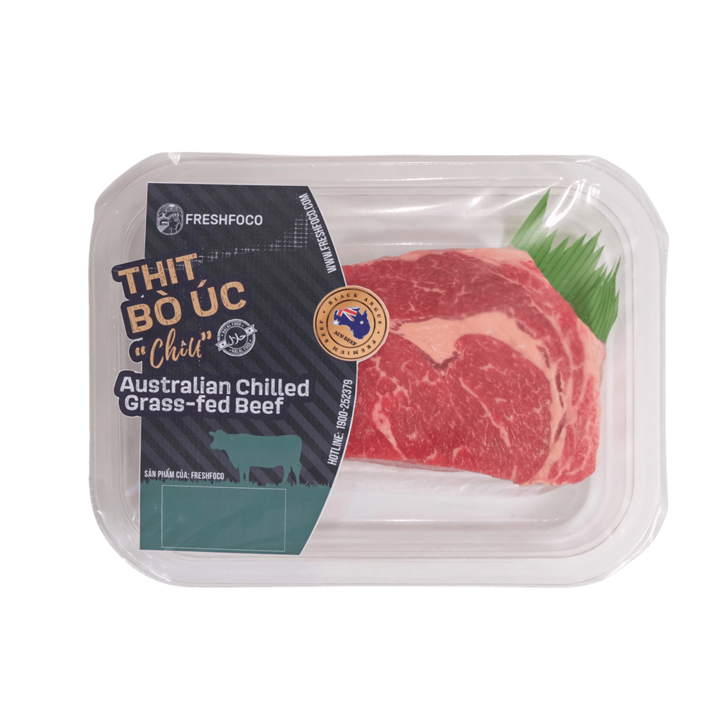 Đầu Thăn Ngoại bò Úc mát cắt Steak FRESHFOCO 225g nhập khẩu chilled